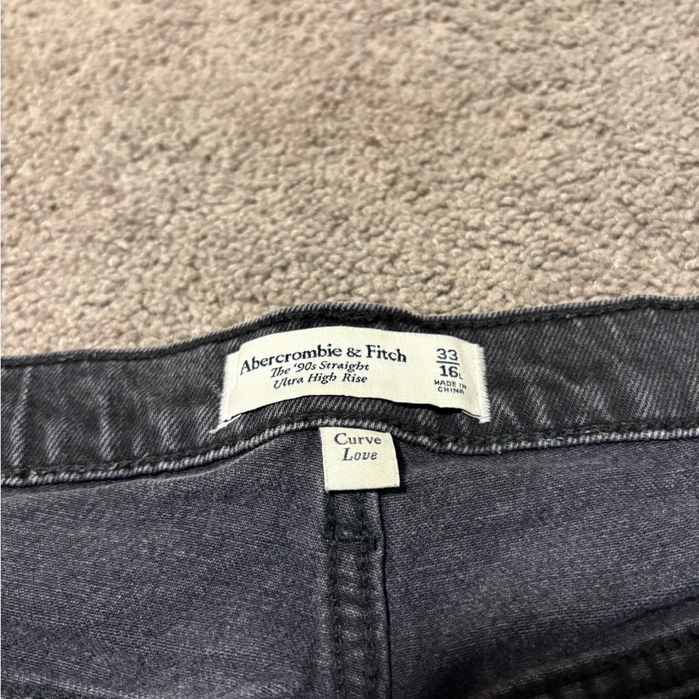 Abercrombie & Fitch Curve Love Ultra High Rise Jeans